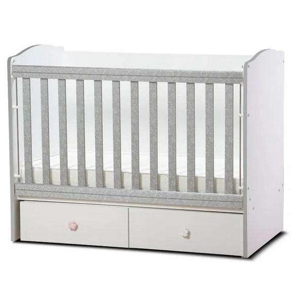 Dizain baby Тони - Дървена кошара с подвижна решетка